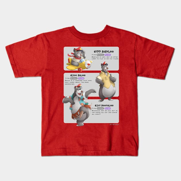 Baloo Evolutions Kids T-Shirt by disneyevolutions